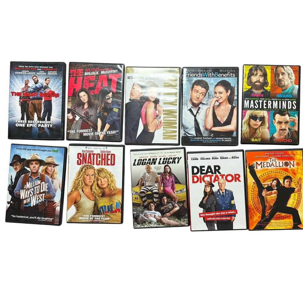 Comedy RomCom DVD Lot 10 Movies Pretty Woman The Heat